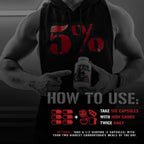5% Nutrition | Freak Show Partitionier | 180 Cápsulas | Suplemento Alimenticio con Berberina