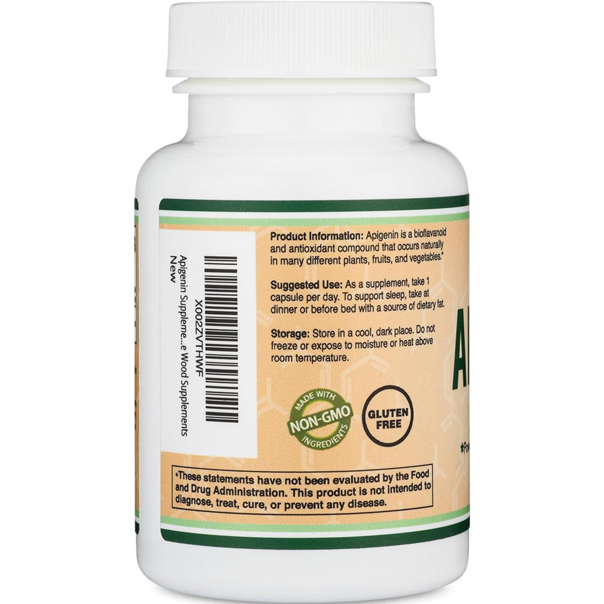 Double Wood Apigenina 50 mg 120 Cápsulas