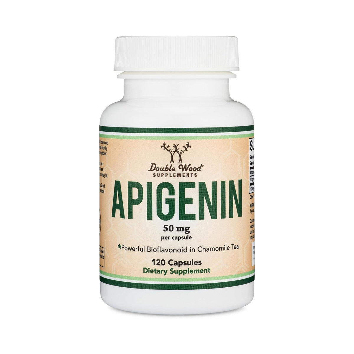 Double Wood Apigenina 50 mg 120 Cápsulas
