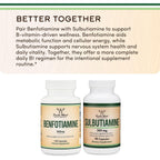 Double Wood Benfotiamina 300 mg 120 Cápsulas