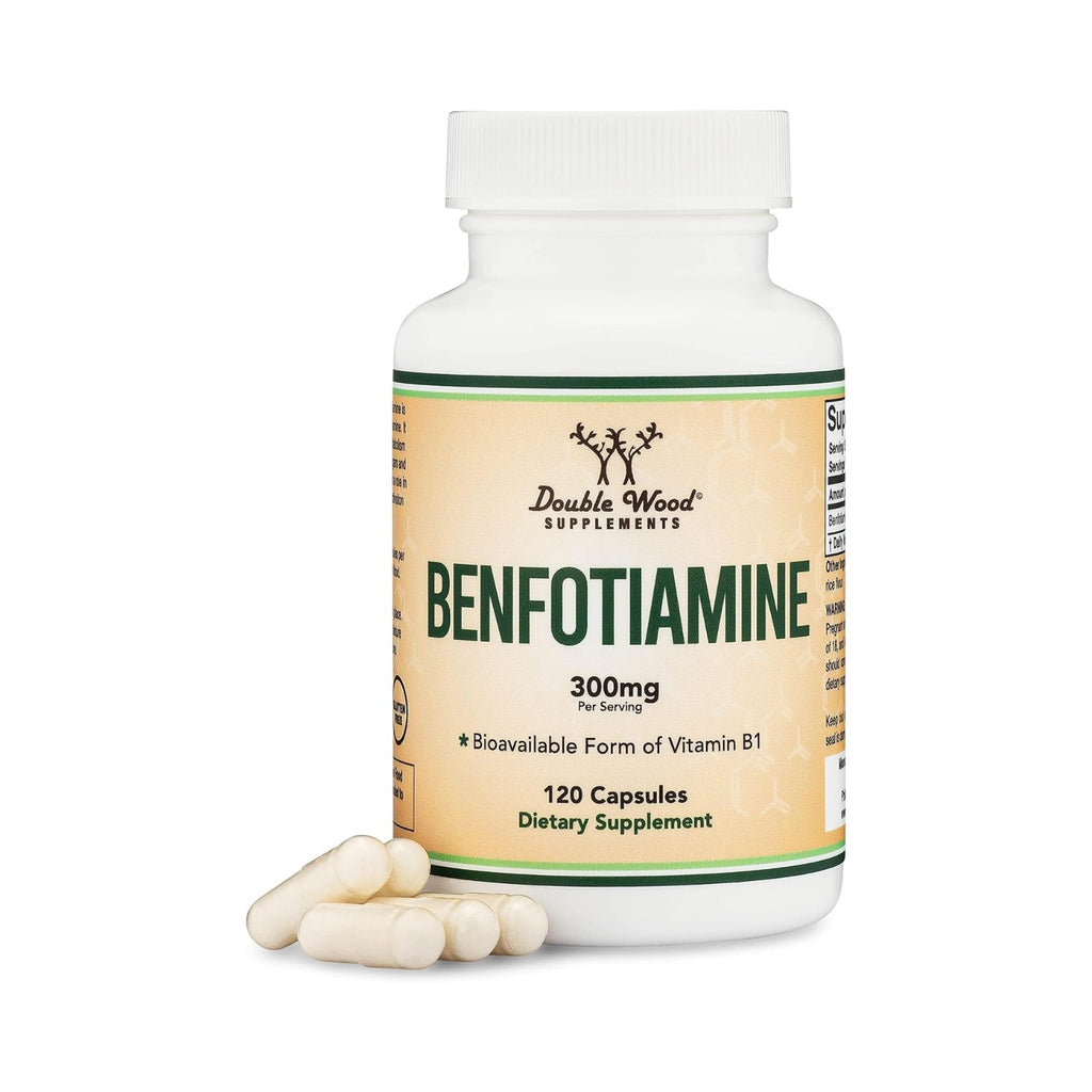 Double Wood Benfotiamina 300 mg 120 Cápsulas