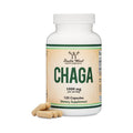 Double Wood Hongo Chaga Orgánico 1000 mg 120 Cápsulas