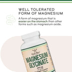 DOUBLE WOOD Magnesium Glycinate - 180 x 400 mg capsules