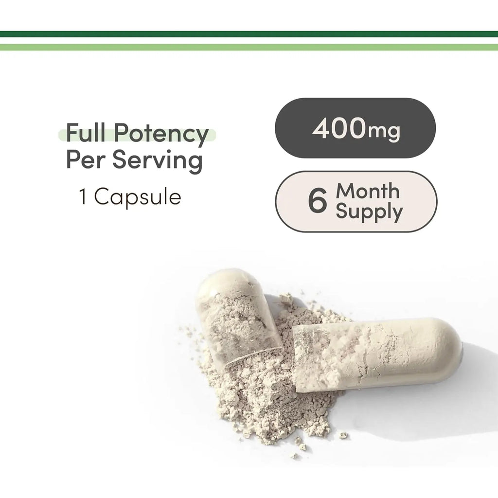 DOUBLE WOOD Magnesium Glycinate - 180 x 400 mg capsules