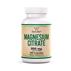 Double Wood Citrato de Magnesio 800 mg 180 Cápsulas