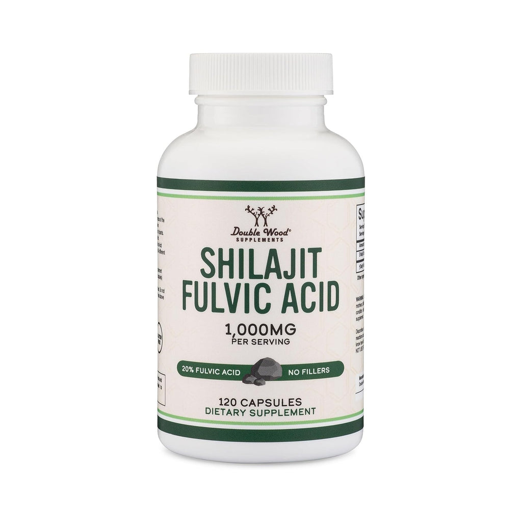 Double Wood Extracto de Resina de Shilajit 500 mg 120 Cápsulas