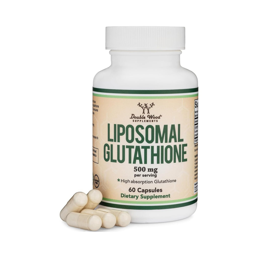 Double Wood Glutatión Liposomal 500 mg 60 Cápsulas