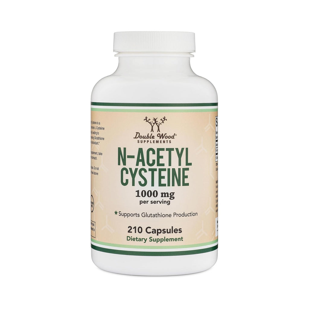 Double Wood NAC N-acetil Cisteína 500 mg 210 Cápsulas