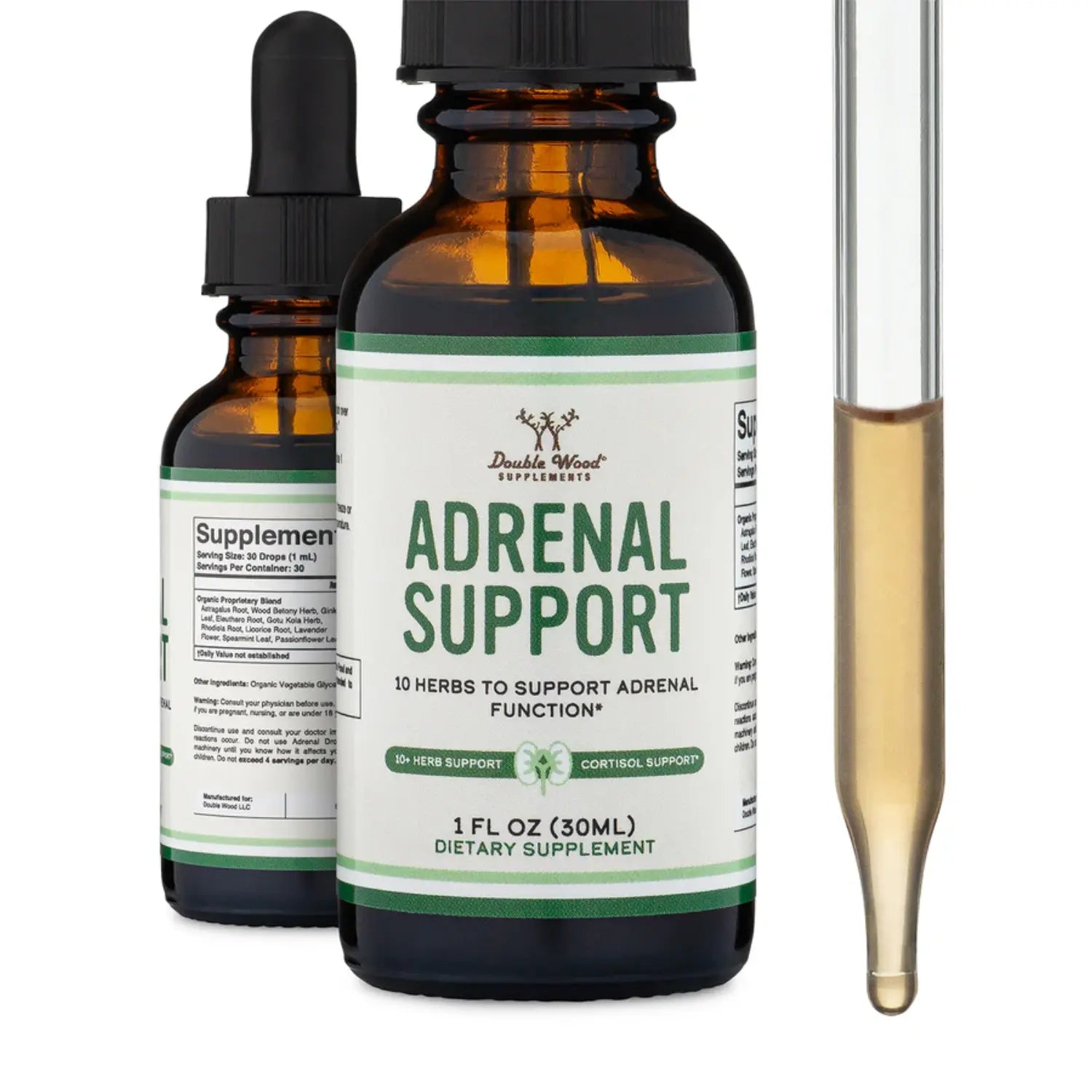 DOUBLE WOOD AdrenalSupport Apoyo Suprarrenal Gotas 30mL sfn