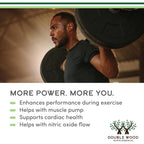 Double Wood Óxido Nítrico con Nitrosigine, L-Arginina y L-Citrulina 1500 mg Cápsulas