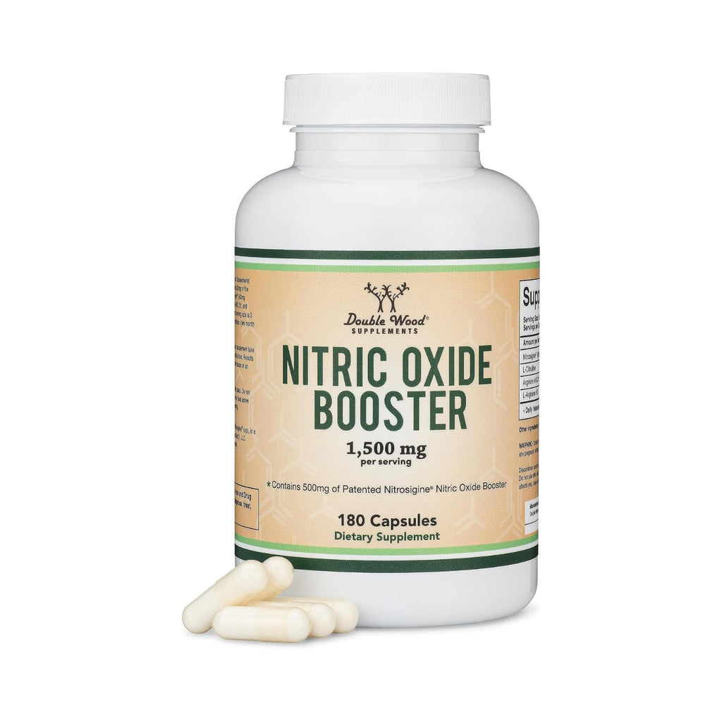 Double Wood Óxido Nítrico con Nitrosigine, L-Arginina y L-Citrulina 1500 mg Cápsulas