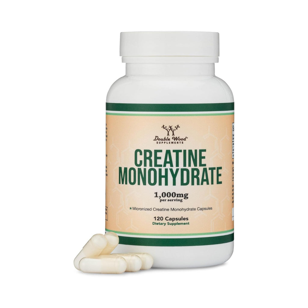 Double Wood Monohidrato de Creatina 1000 mg 120 Cápsulas