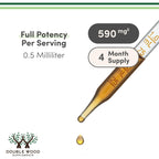 Double Wood Tintura Orgánica de Melisa 590 mg 59 ml 120 Porciones