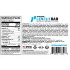 1st Phorm Level-1 Barra de Proteína 63 g, Sabor Chocolate Chip Cookie Dough, Caja con 15 Piezas