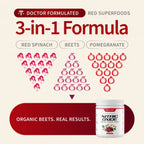 Snap Supplements Nitric Oxide Organic Beets Polvo 250 g Cereza Lima