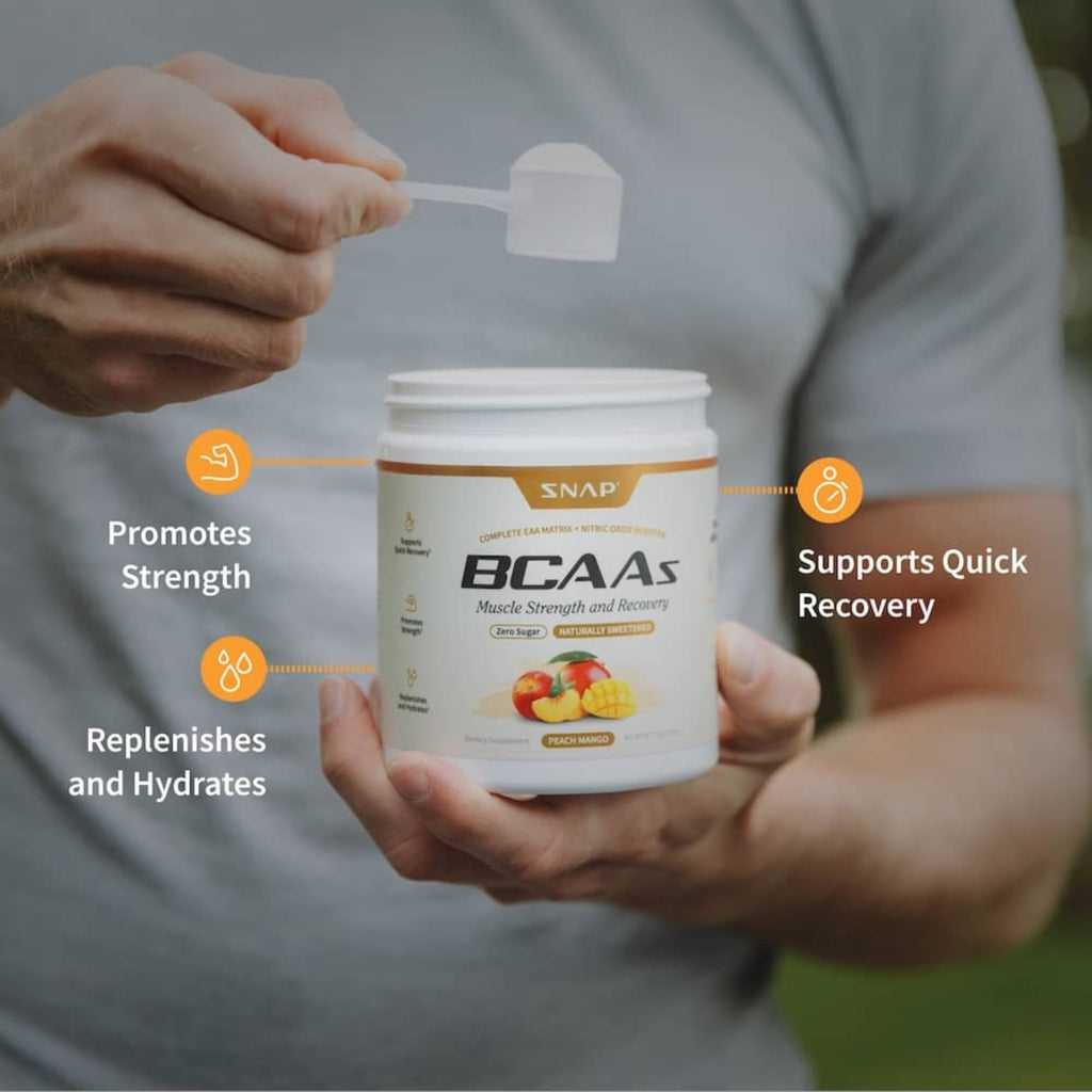 Snap Supplements BCAA Polvo 277 g Durazno Mango