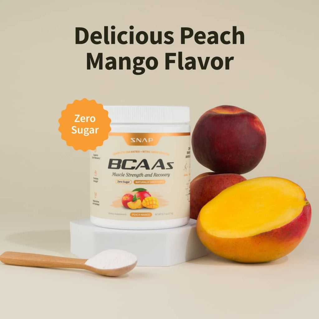 Snap Supplements BCAA Polvo 277 g Durazno Mango