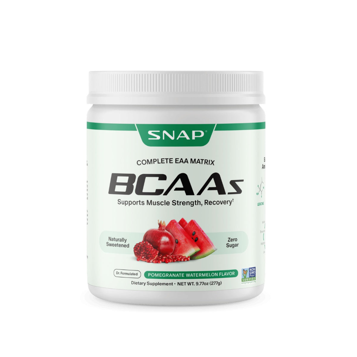 Snap Supplements BCAA Polvo 277 g Granada Sandía
