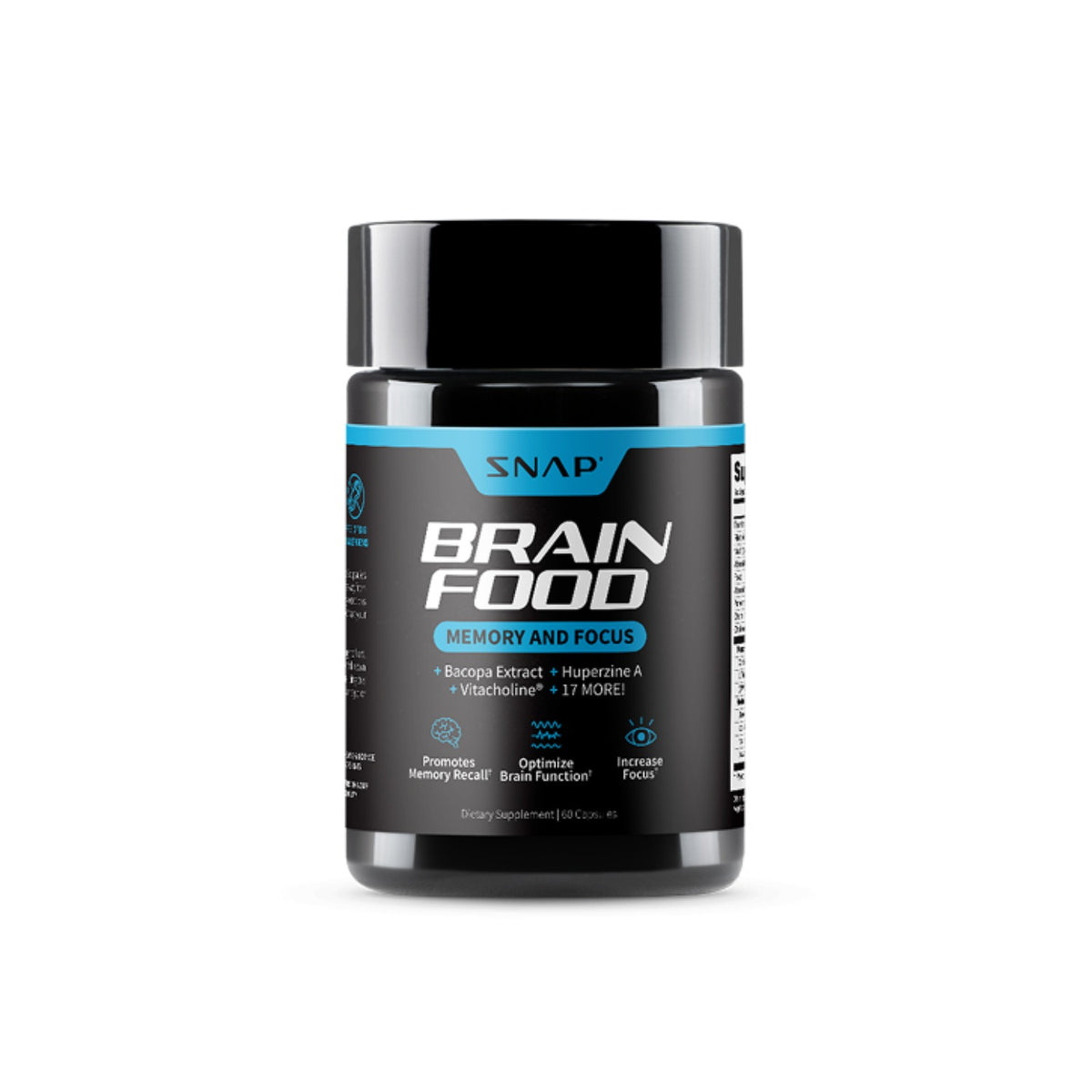 Snap Supplements Brain Food 60 Cápsulas