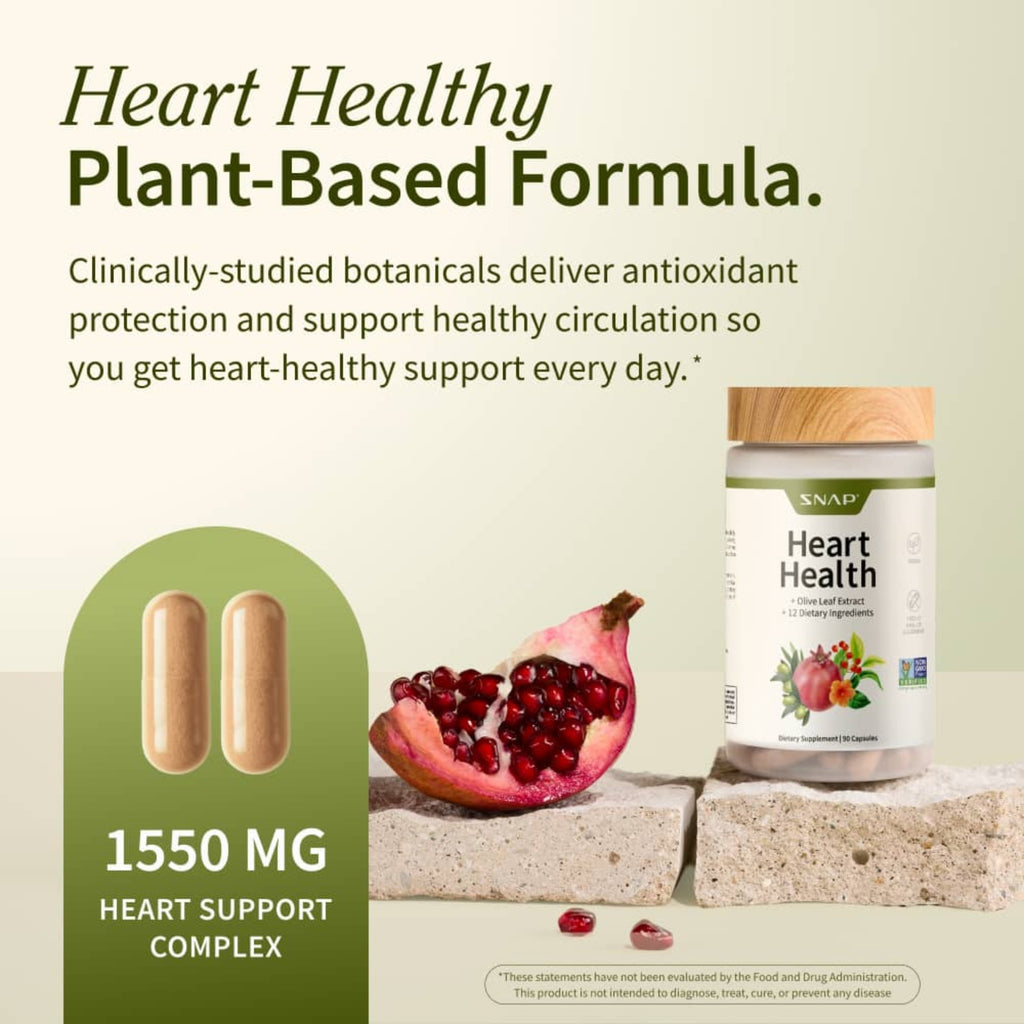 Snap Supplements Heart Health 90 Cápsulas