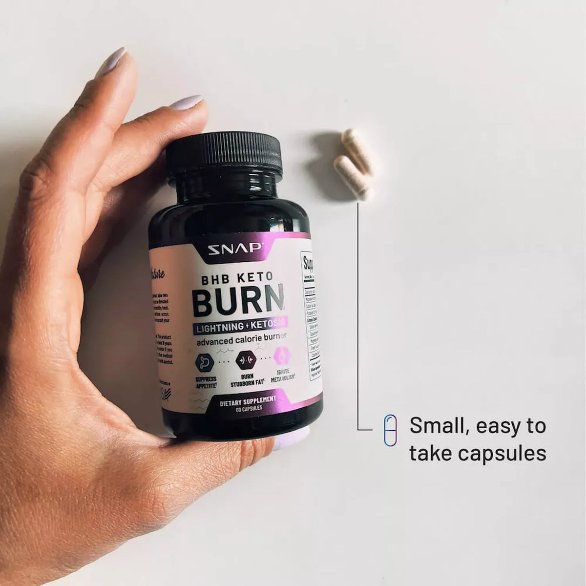 Snap Supplement Keto Burn 60 Cápsulas
