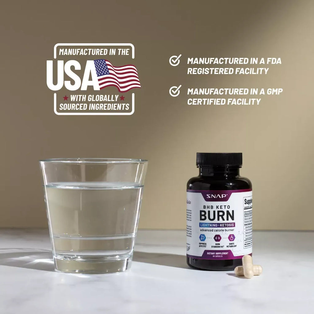 Snap Supplement Keto Burn 60 Cápsulas
