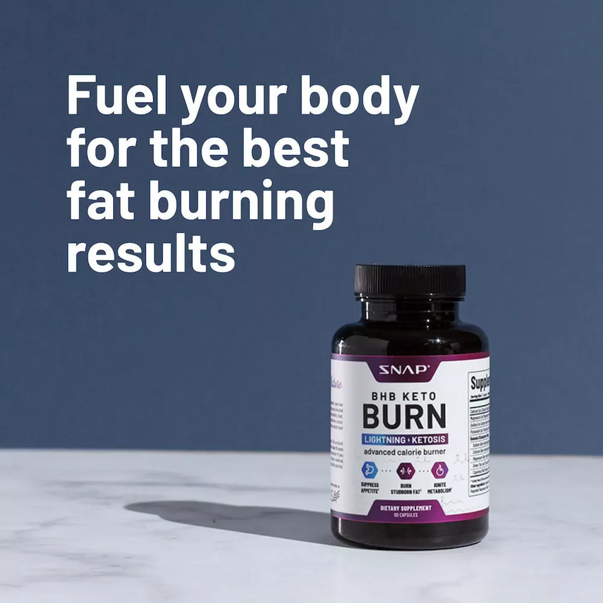 Snap Supplement Keto Burn 60 Cápsulas