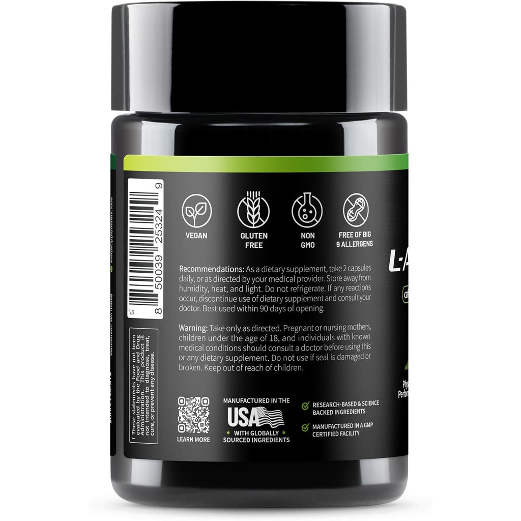 Snap Supplements L-arginina 60 Cápsulas