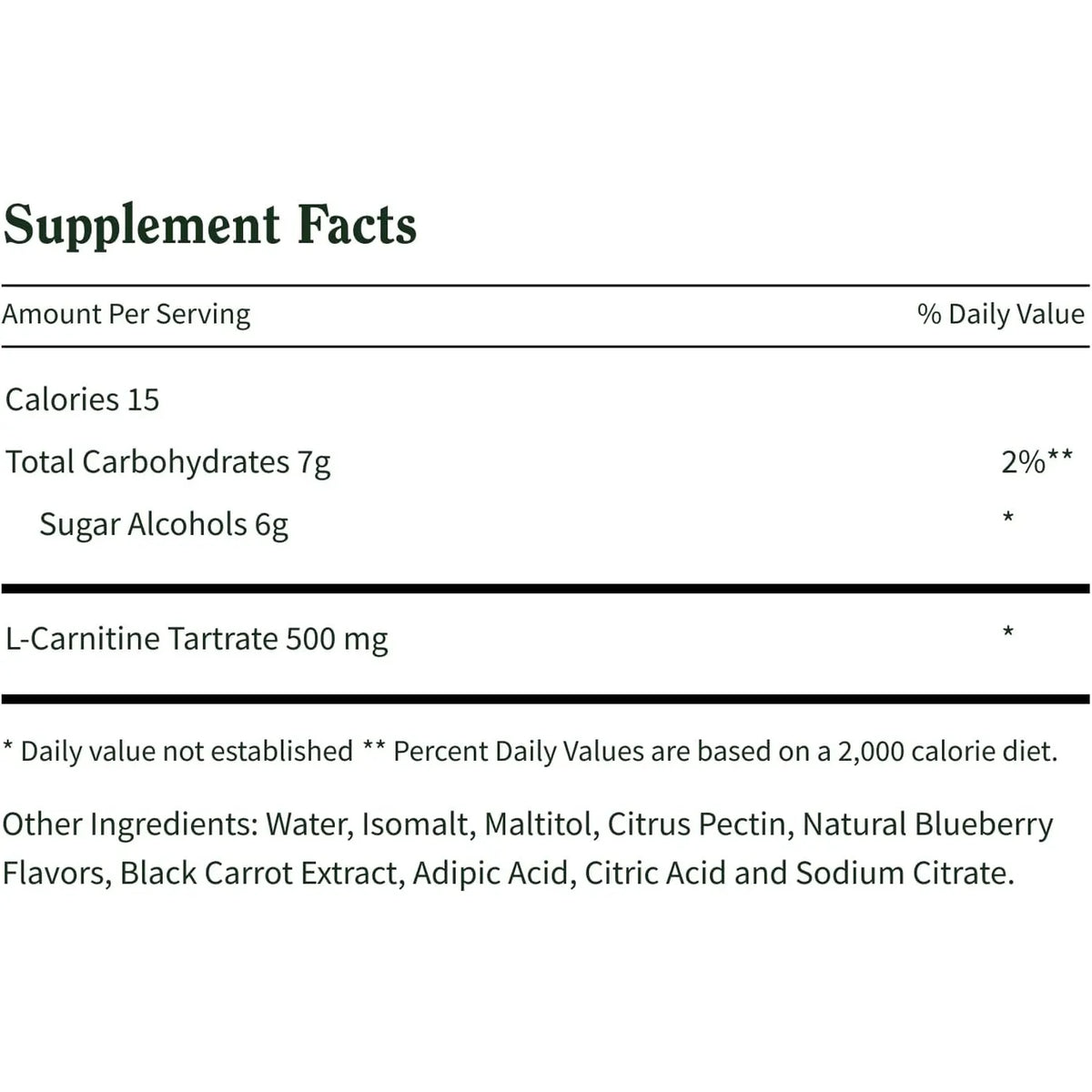 Snap supplements Tartrato de L-carnitina, 60 gomitas sin azúcar