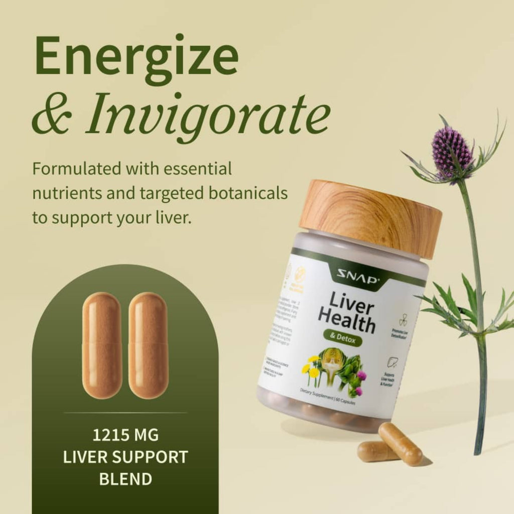 Snap Supplements Liver Health & Detox 60 Cápsulas Vegetales