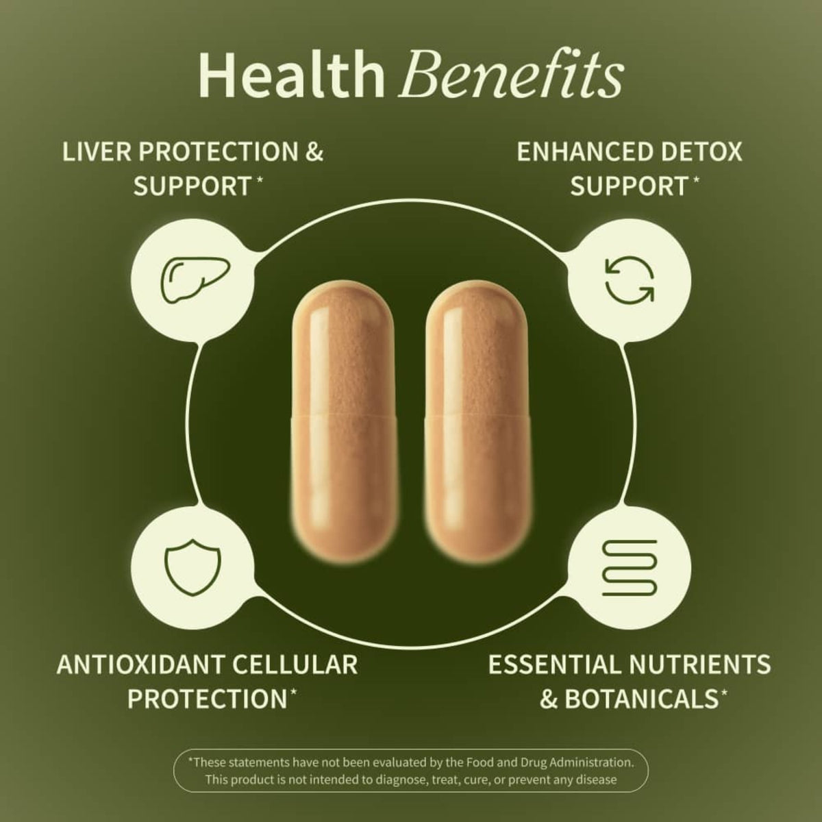 Snap Supplements Liver Health & Detox 60 Cápsulas Vegetales