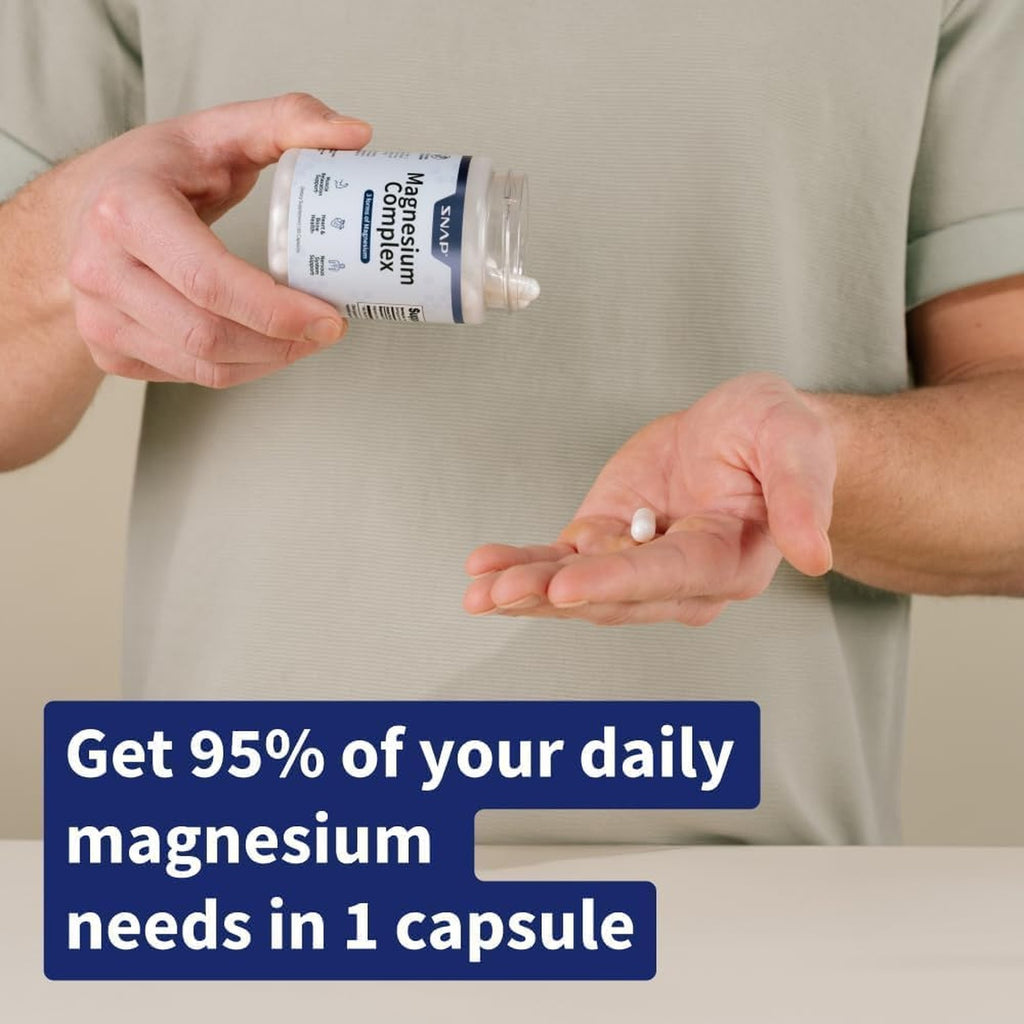 Snap Supplements Complejo de Magnesio 60 Cápsulas