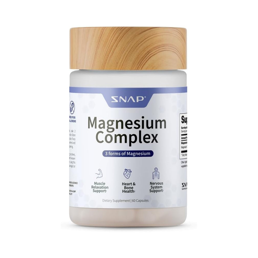 Snap Supplements Complejo de Magnesio 60 Cápsulas