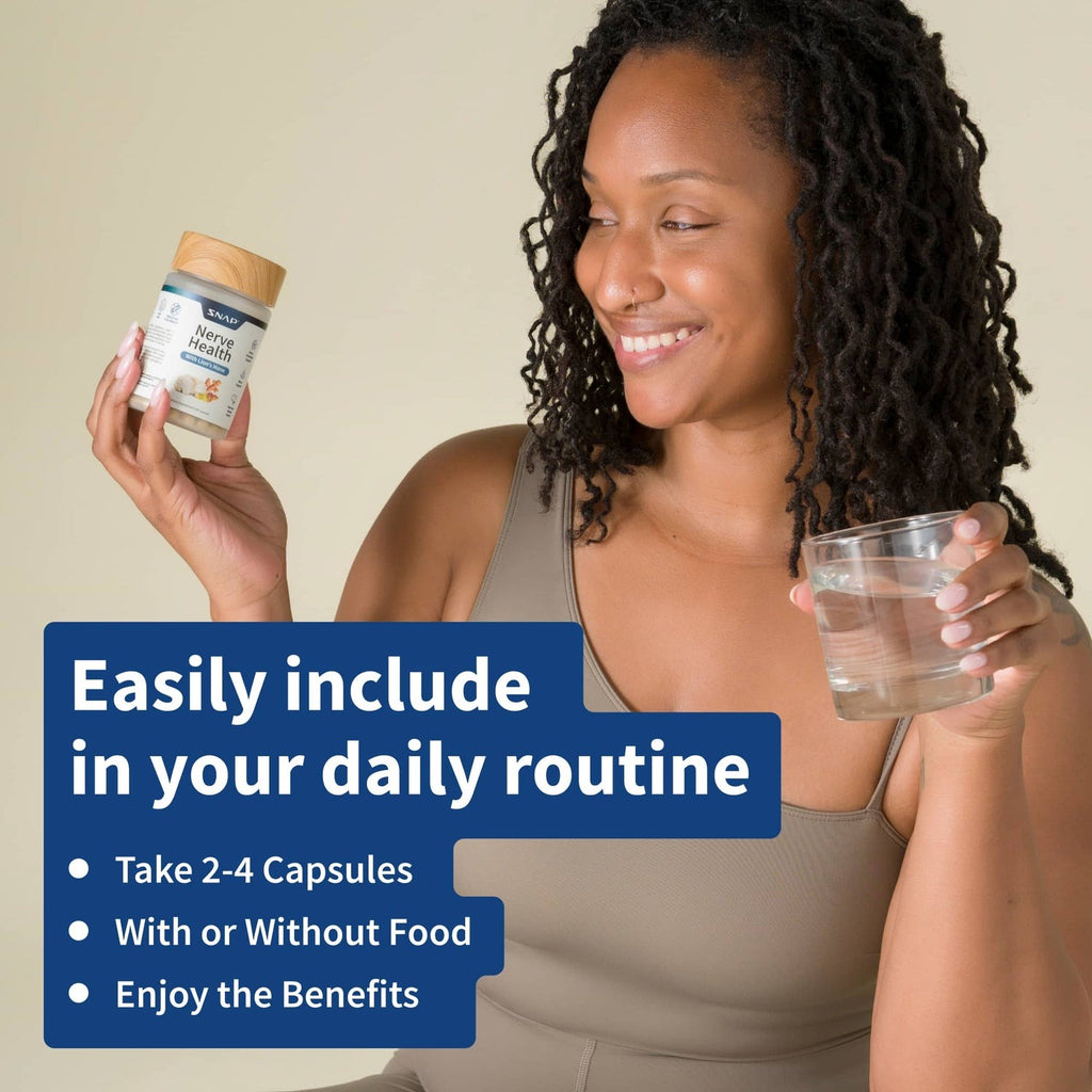 Snap Supplements Nerve Health 60 Cápsulas Vegetales