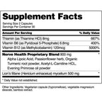 Snap Supplements Nerve Health 60 Cápsulas Vegetales