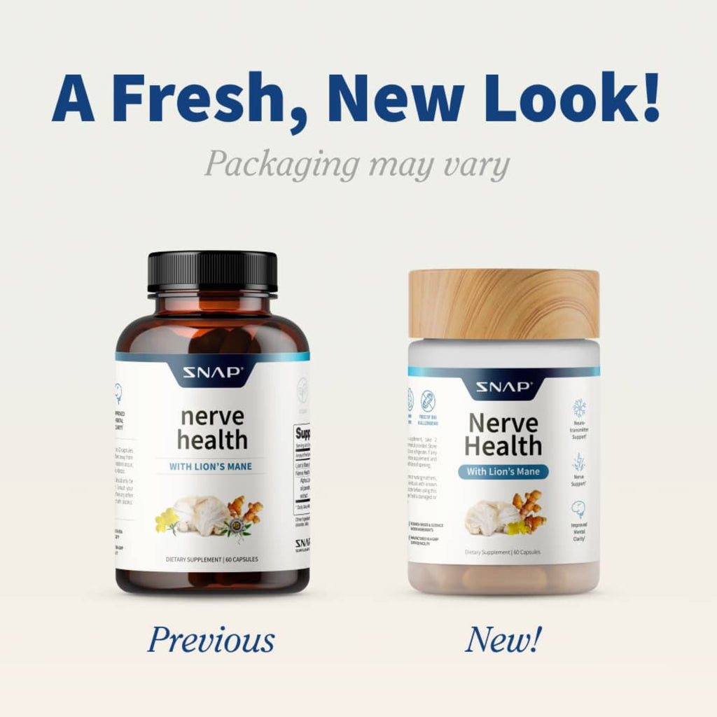 Snap Supplements Nerve Health 60 Cápsulas Vegetales