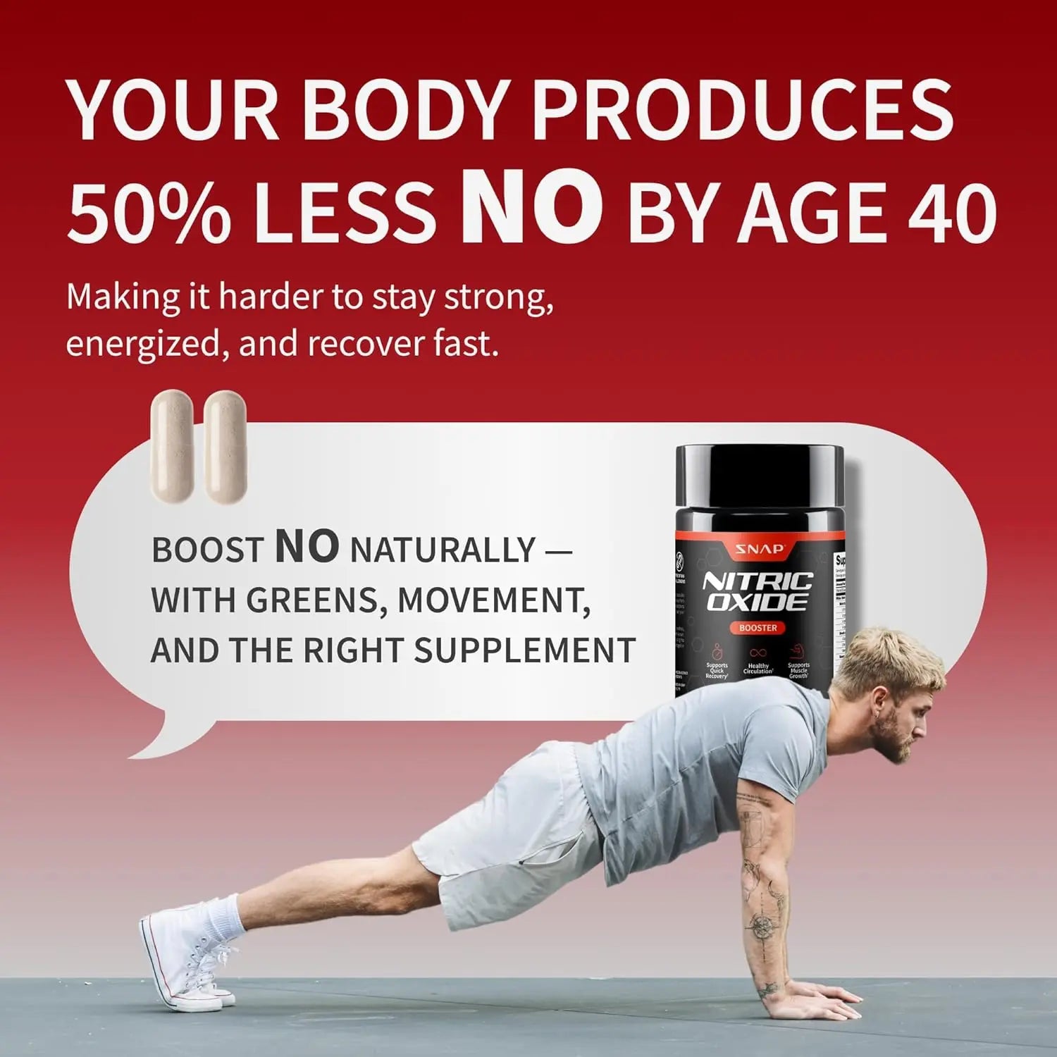 Snap supplements Nitric Oxide Booster 90ct sfn
