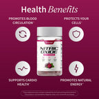 Snap Supplements Nitric Oxide Betabel sin Azúcar 60 Gomitas Cereza
