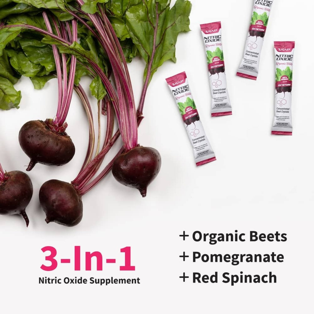 Snap Supplements Nitric Oxide Organic Beets 10 Sobres