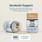 Snap Supplements Sleep Complex con Melatonina 60 Cápsulas Vegetales