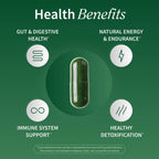 Snap Supplements Spirulina + Chlorella 120 Cápsulas Vegetales