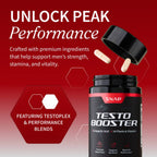 Snap Supplements Testo Booster 60 Cápsulas Vegetales