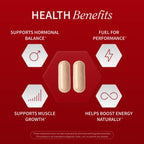 Snap Supplements Testo Booster 60 Cápsulas Vegetales