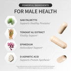 Snap Supplements Testo Booster 90 Cápsulas Vegetales