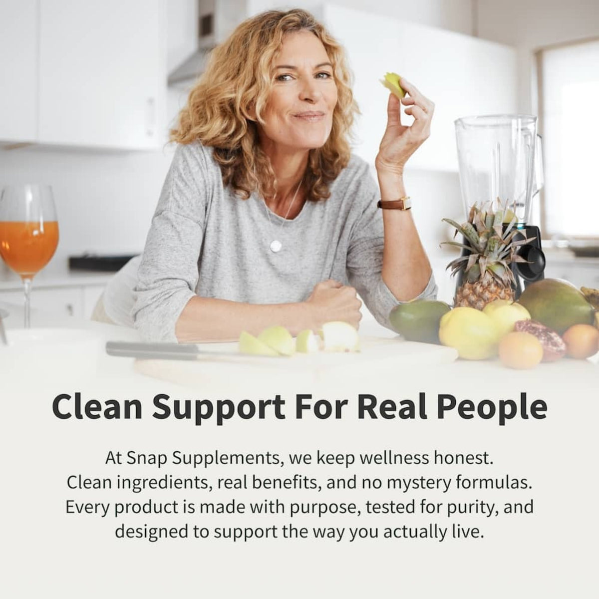 Snap Supplements Multivitamínico Diario para Mujer 60 Cápsulas Vegetales