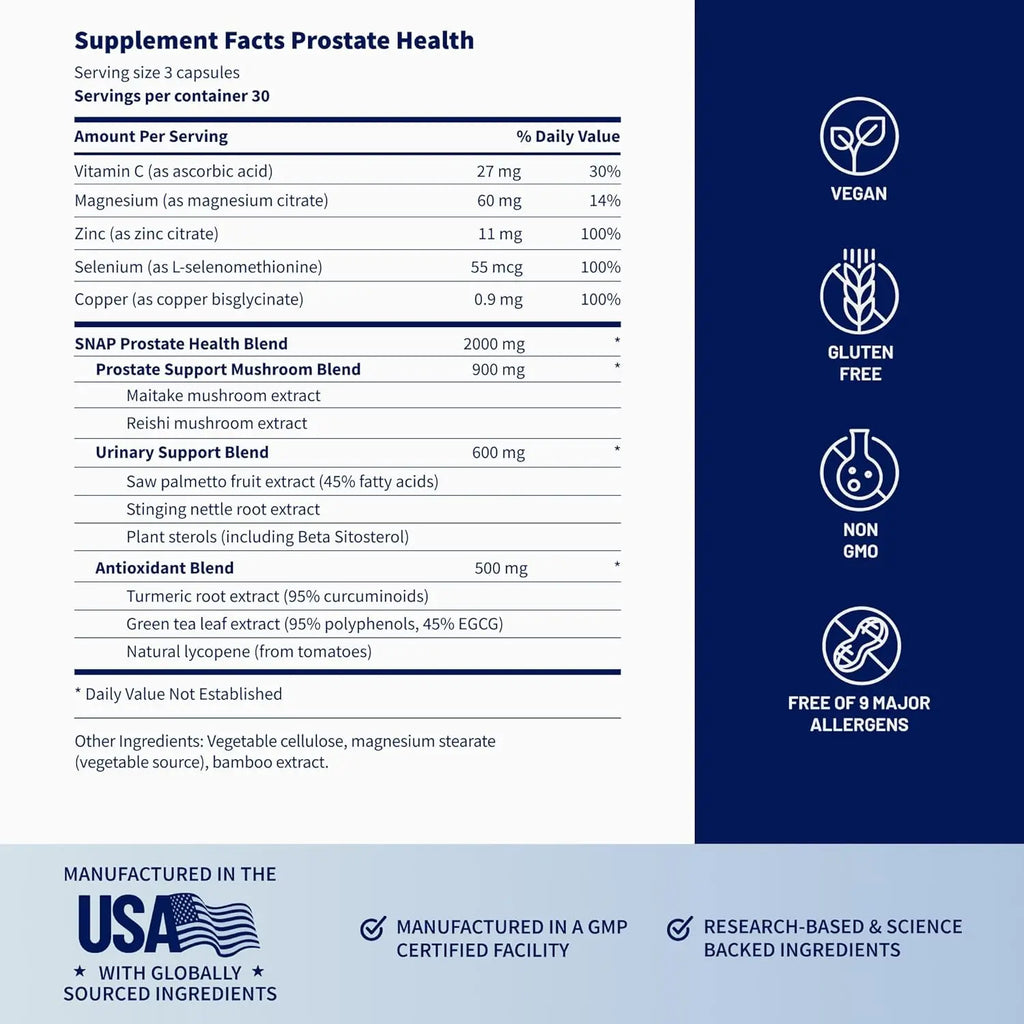 Snap supplements Prostate Health 90caps sfn