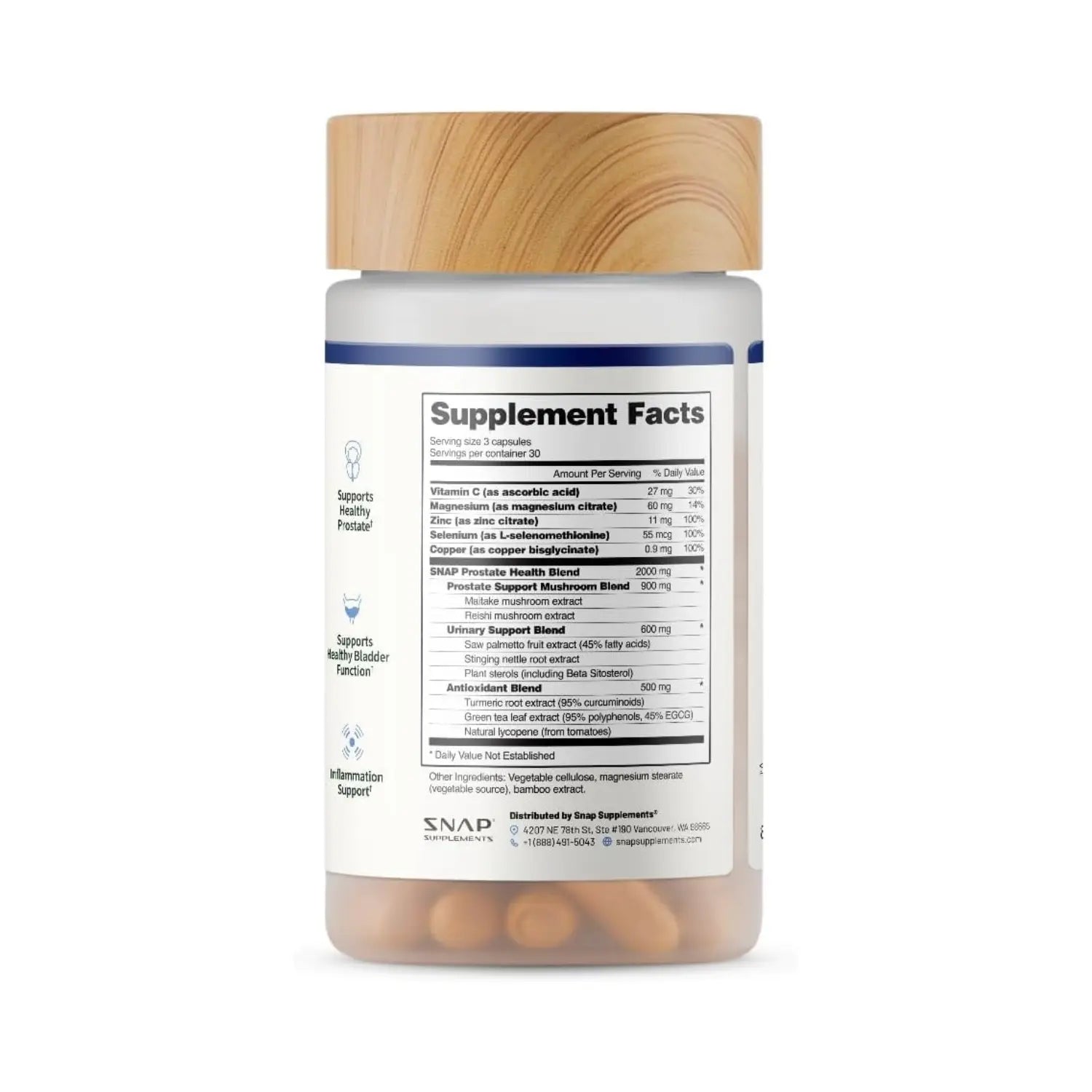 Snap supplements Prostate Health 90caps sfn
