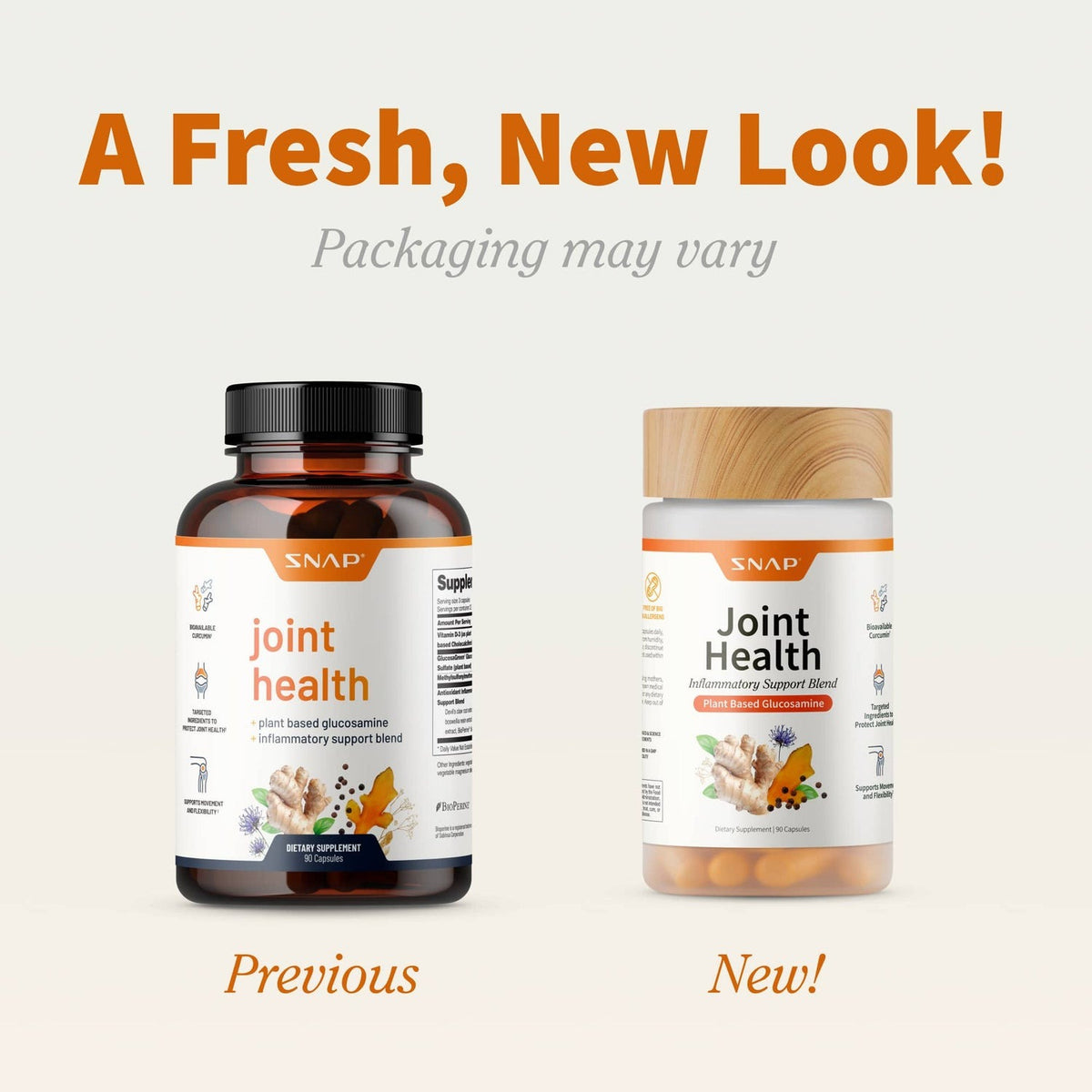 Snap Supplements Joint Health 90 Cápsulas Vegetales