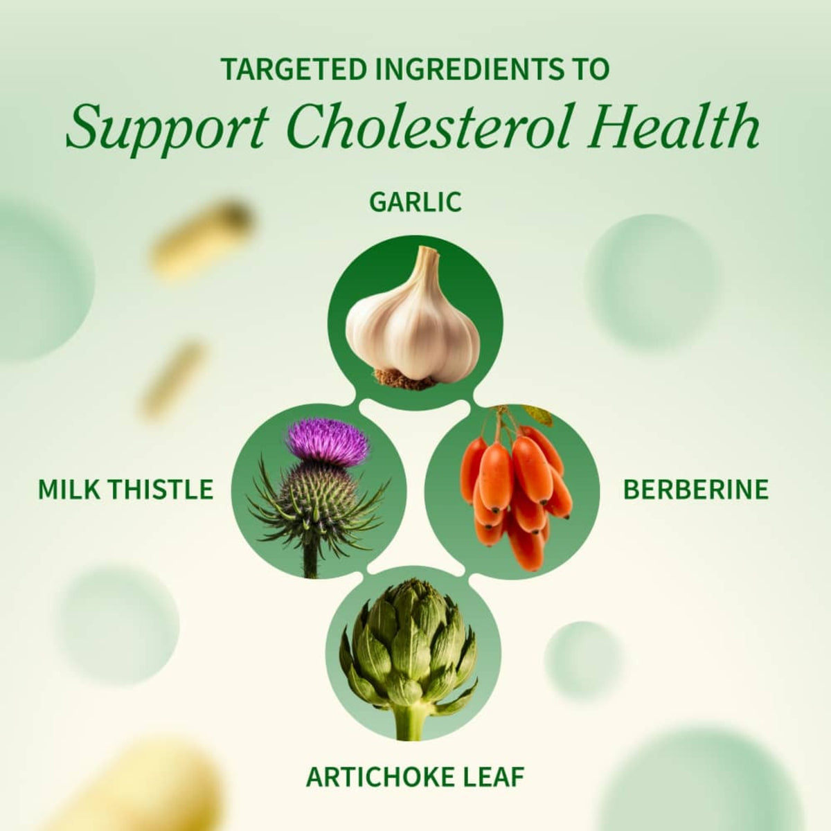 Snap Supplements Cholesterol Health 60 Cápsulas Vegetales