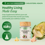 Snap Supplements Cholesterol Health 60 Cápsulas Vegetales